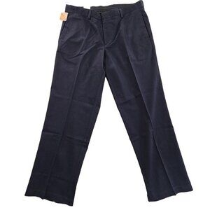 Vintage New Deadstock Dockers Stain Defender Pants Men's 36x30 NWT Navy Blue